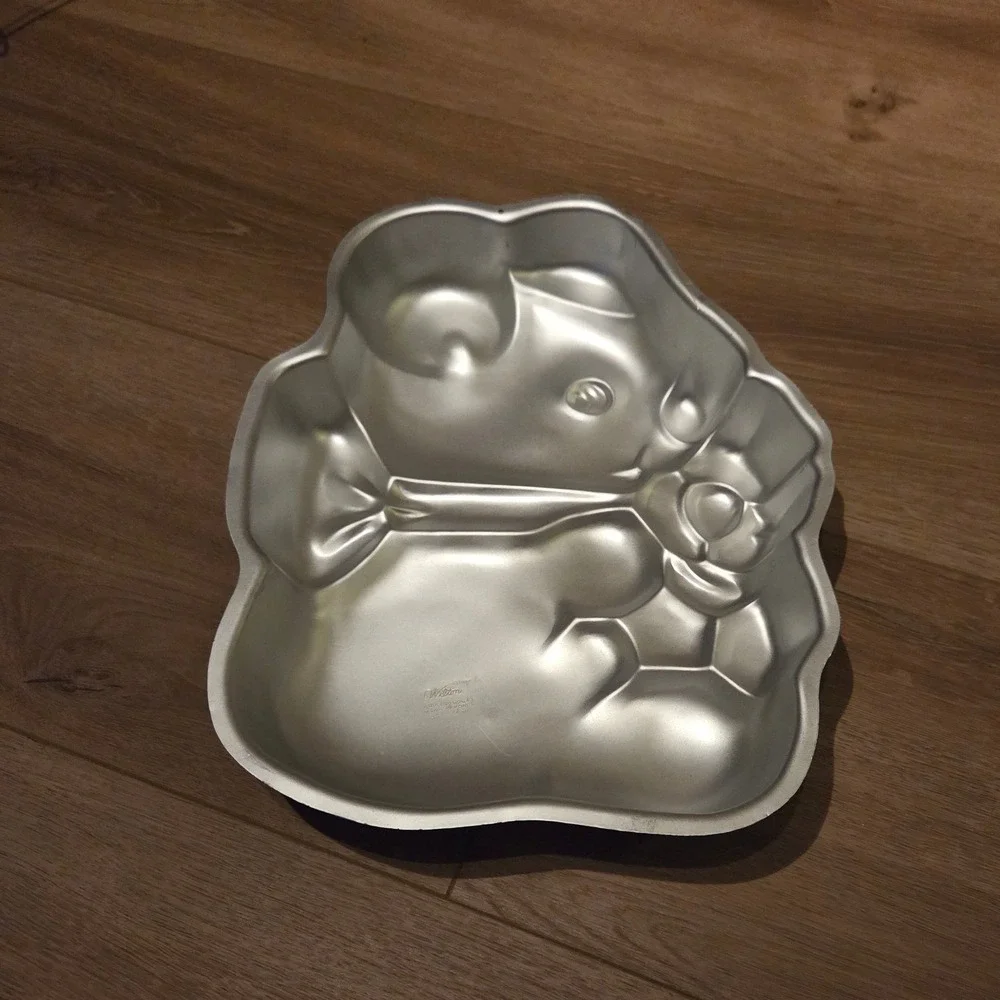 Wilton 1977 Teddy Bear‎ Cake Pan Aluminum Baking Mold 502 7458